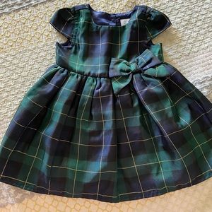 The Children’s Place - Tartan Plaid Girls Holiday Dress (6-9 months)